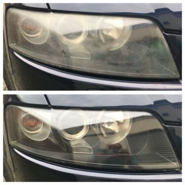 Scheinwerferaufbereitung bei Mike´s Autopflege Schwetzingen